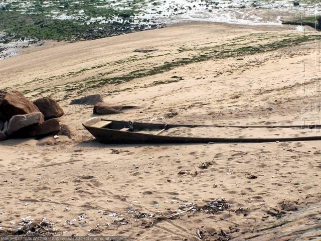 附件：沙滩上的破船.jpg